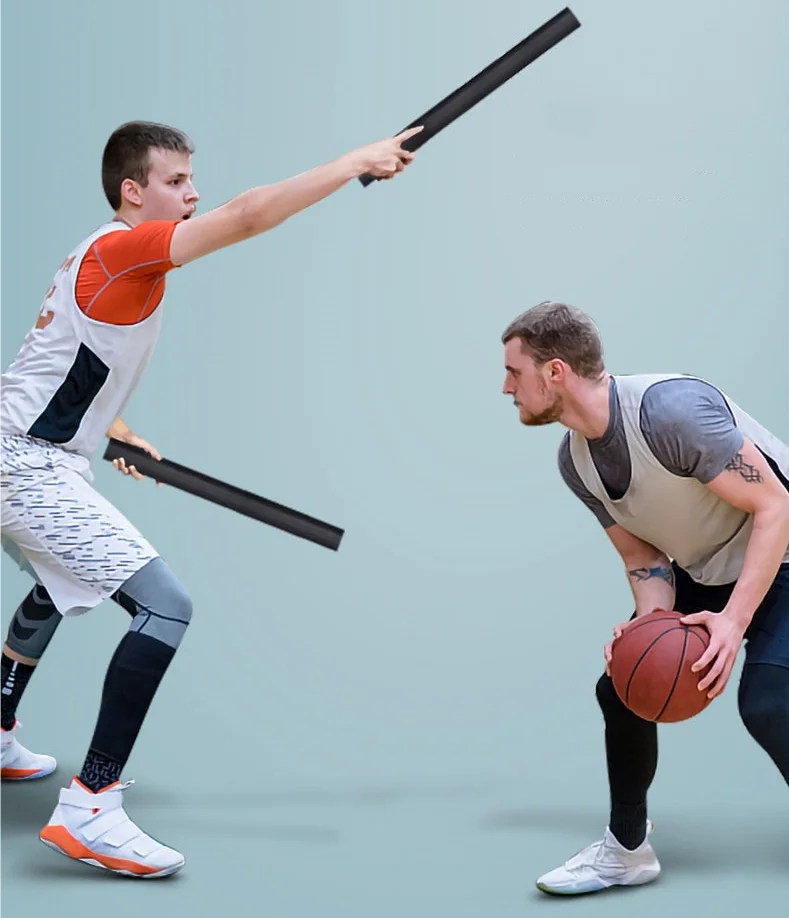 عصا تدريب كرة السلة - اضطراب المرافق المحمول القابل للتعديل لـ 1v1 يحسن مهارات التعامل مع الكرة ومسابقة النار
