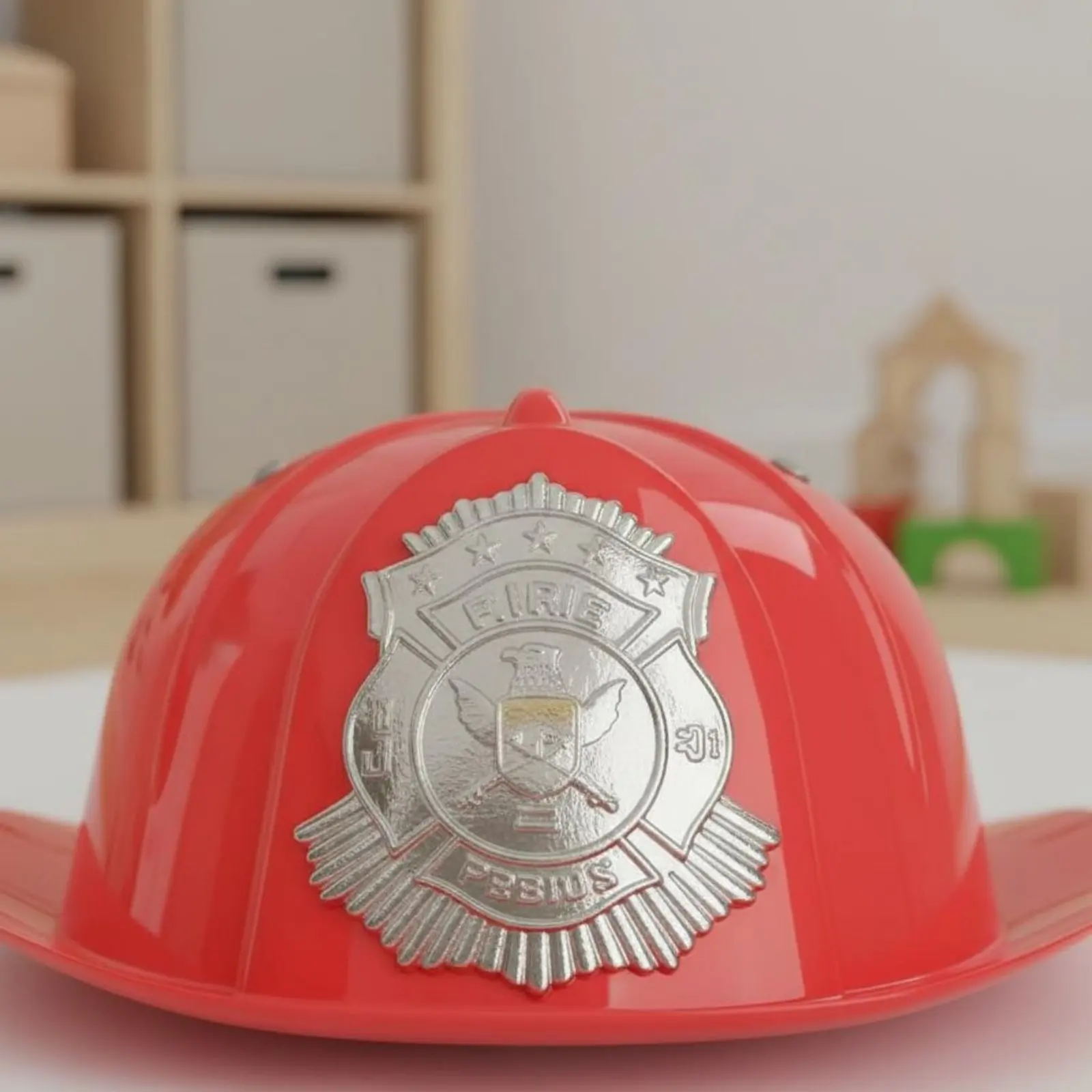 

Firefighter Toy Set Adjustable Helmet Firefighter Gear Toy Set Firefighter Dress-up Clothes Long-Lasting Materials for Boys