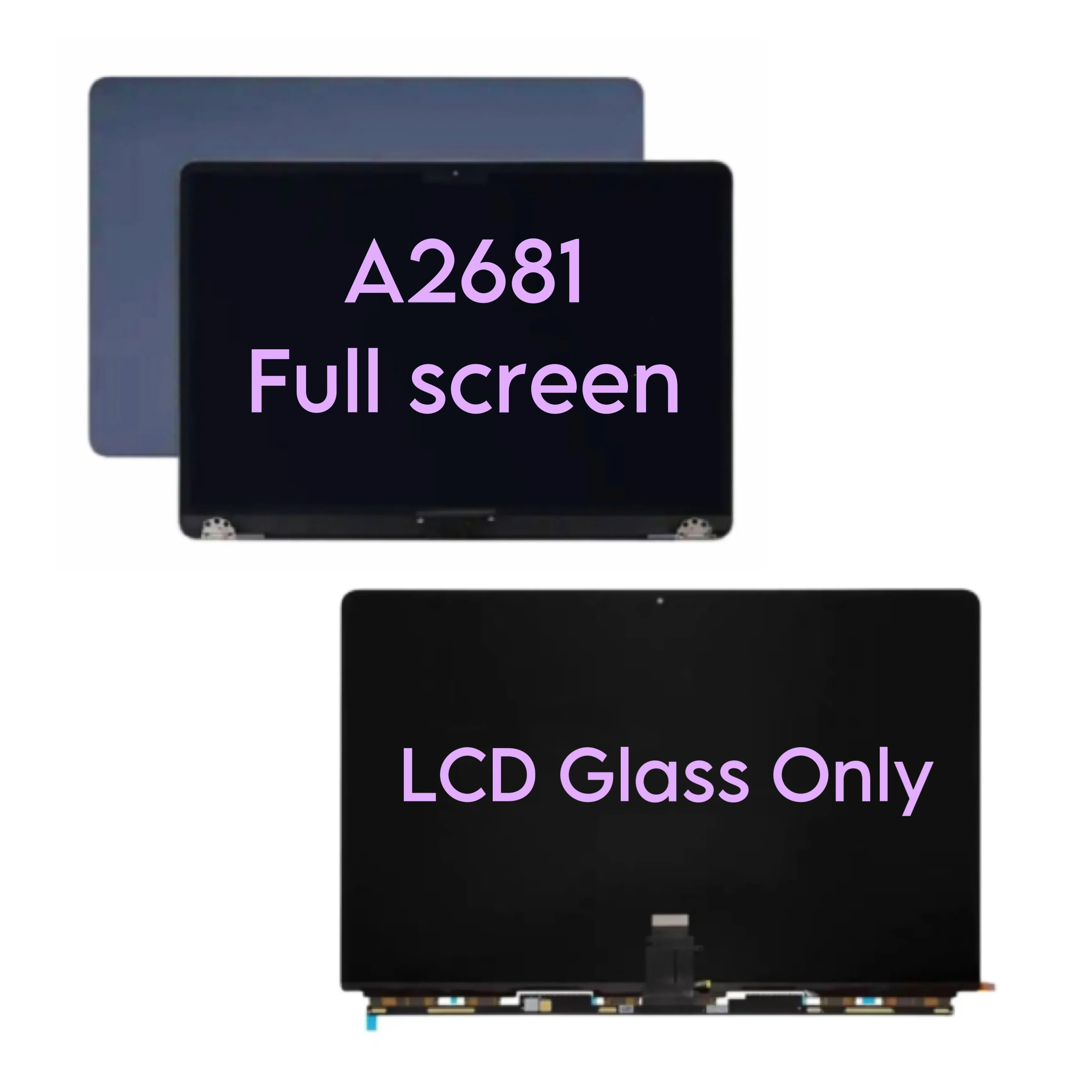 CY Screen For Apple Macbook Lcd Assembly A2681 A2941 A2442 A2485 A1706 A1708 A1989 A2159 A2289  A1932 A2179 A2337 A2338 display