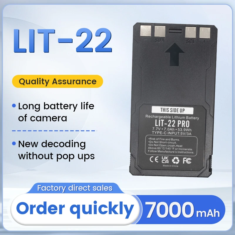 

SOMI For SPYPOINT LIT-22 Battery for Cellular Trail Cameras for Flex Series (M, Dark, S-Dark, S, G36, Flex-Plus)