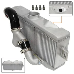 Upgrade Top Mount Intercooler + Y Pipe Fits For  Subaru 02-07 WRX STI EJ20 EJ25 GD BLACK / RED / BLUE