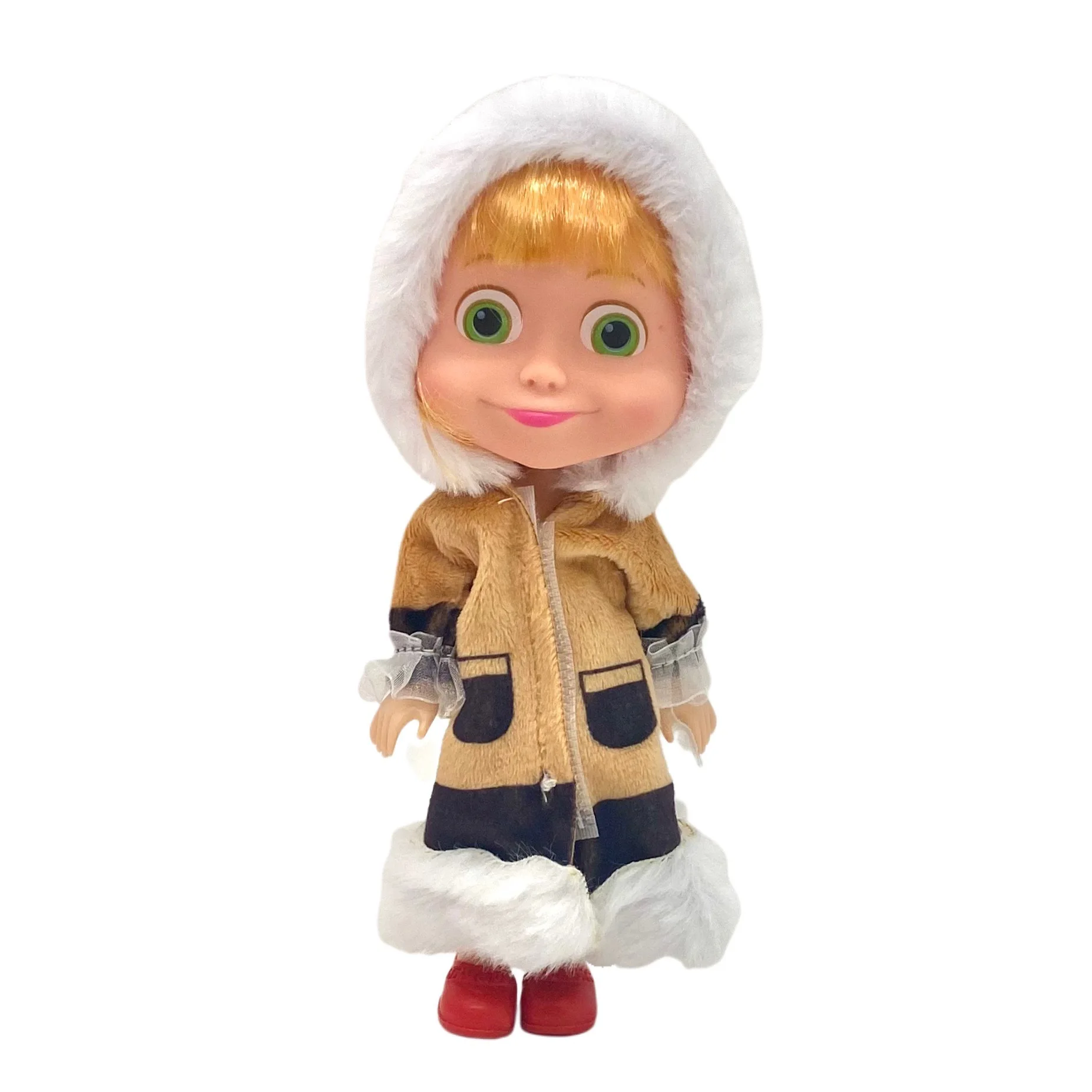 6.5-Inch 2nd Generation Masha And Michka Cosplay Toy Anime Cartoon Kawaii Model Toy Cute Children'S Birthday Christmas Gift Toy