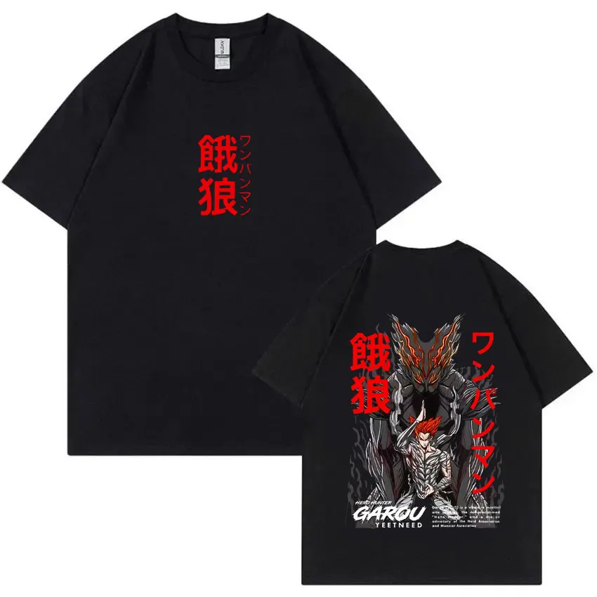 

Anime One Punch Man Garou Graphic T-shirt Men Women Cartoon Manga Oversized T Shirts Male Casual High Quality Cotton Tshirt Tops