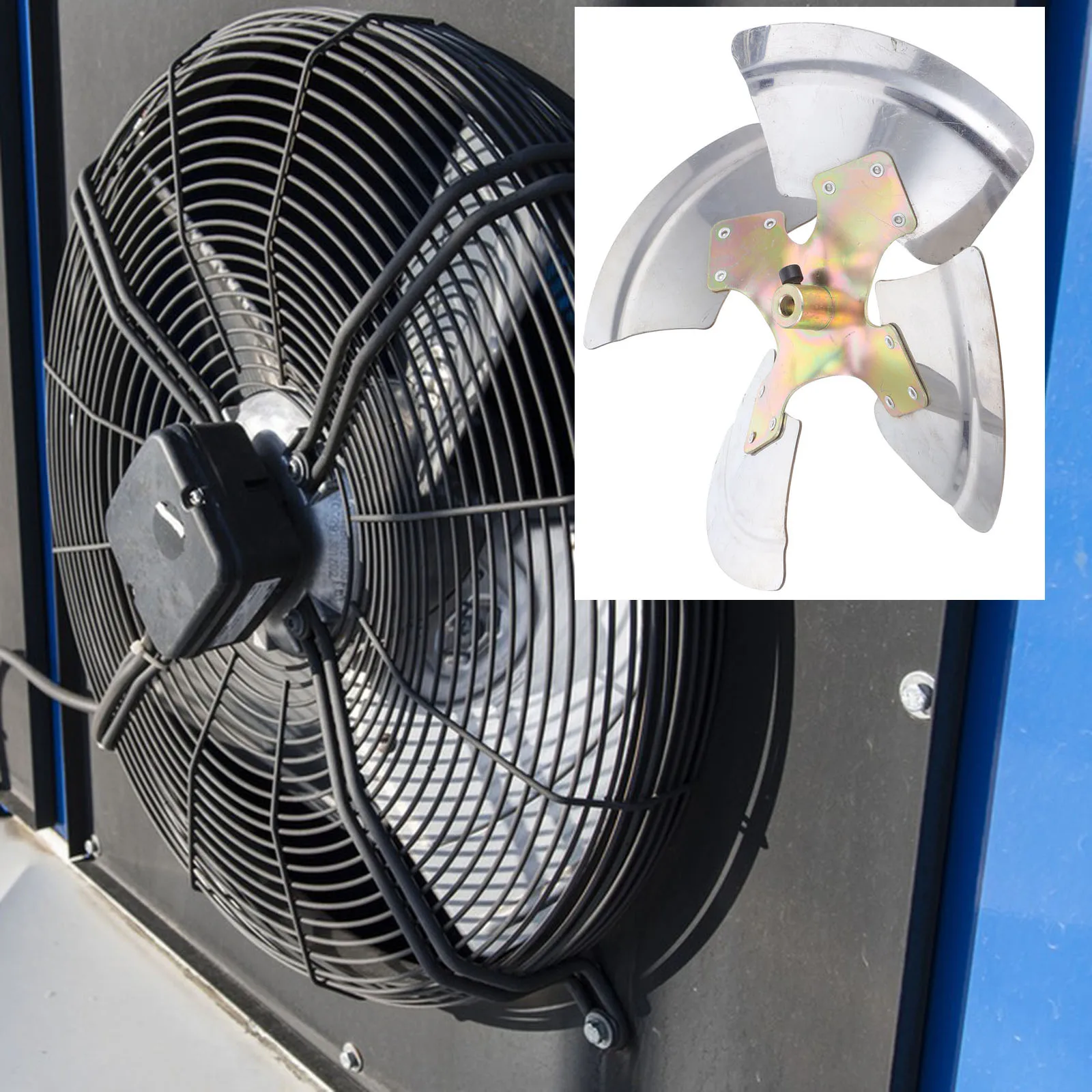 

High Efficiency Industrial Ventilation Silent Operation Strong Airflow Thickened Aluminum Alloy Blades Durable Stainless Steel