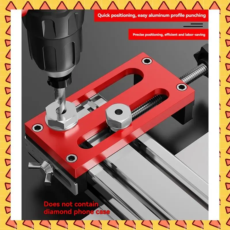 

A008 Universal Aluminum Profile Drilling Jig,Drill Punching Locator Auxiliary Tool Aluminum Profiles Screw Puncher