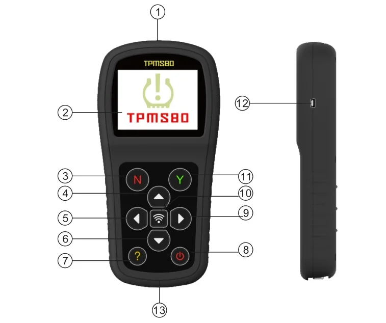 CGSULIT Tire Pressure Monitoring System and Programmer for Universal TPMS Sensor