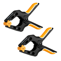 TOLESA 2PCS 7 Inch Heavy Duty Spring Clamps, Large Wood Clamps for Woodworking Photography Backdrop Cover Holding Wood Gluing