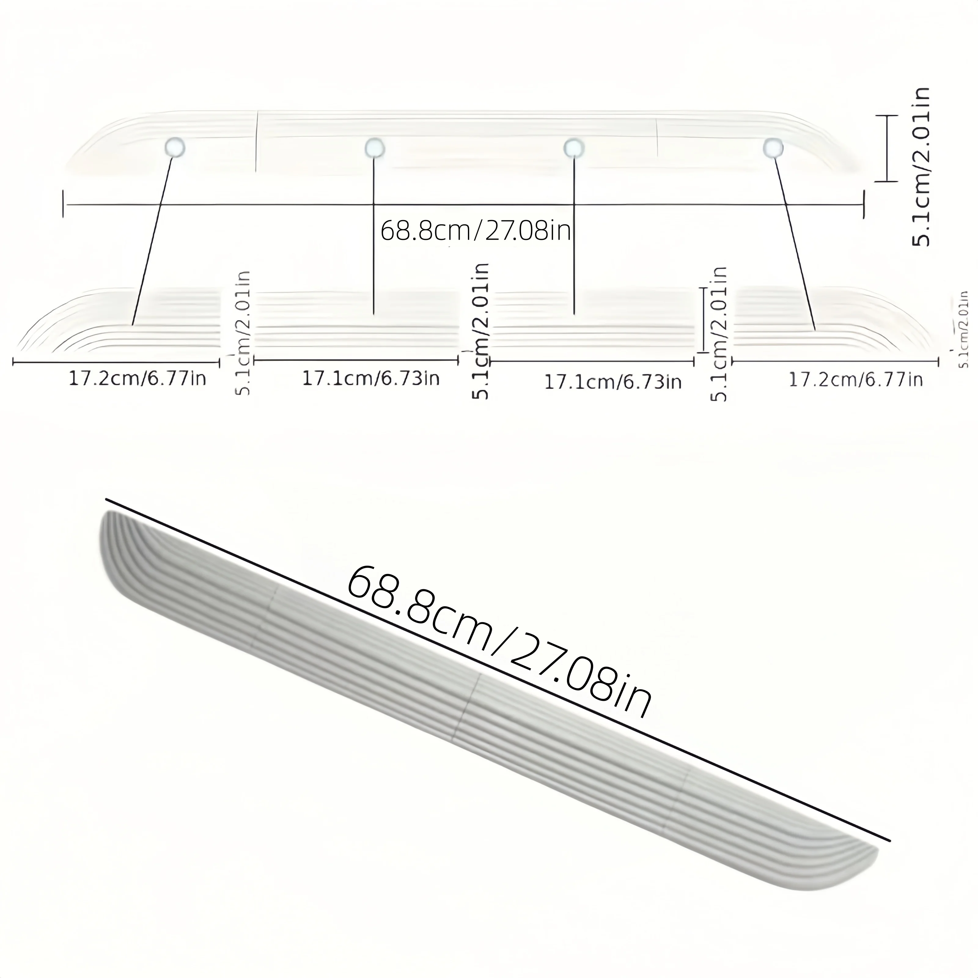 Replacement Door Sill Strip Parts For All Robotic Vacuum Cleaner Threshold Climbing-Assistant Smart Threshold Strip Accessories