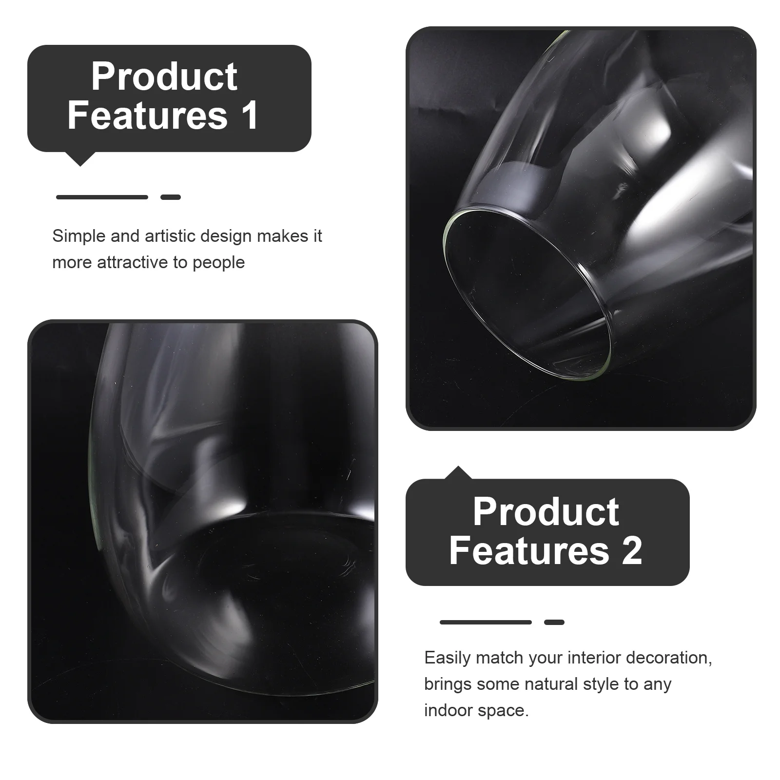 

Micro-Landscape Ecological Bottle Glass DIY Terrarium for Plants Decorative Container Home Garden Office Patio Decoration