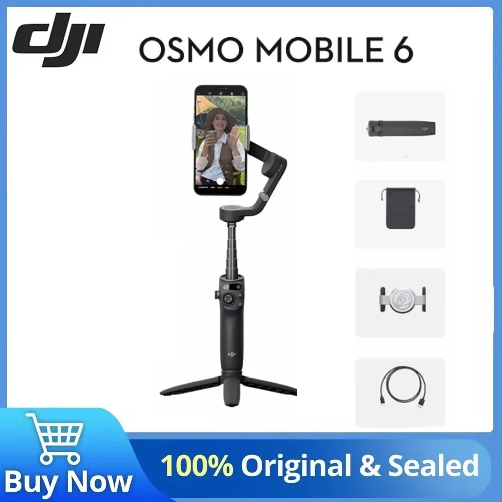 DJI Osmo Mobile 6 スマートフォン ジンバル スタビライザー、3 軸携帯