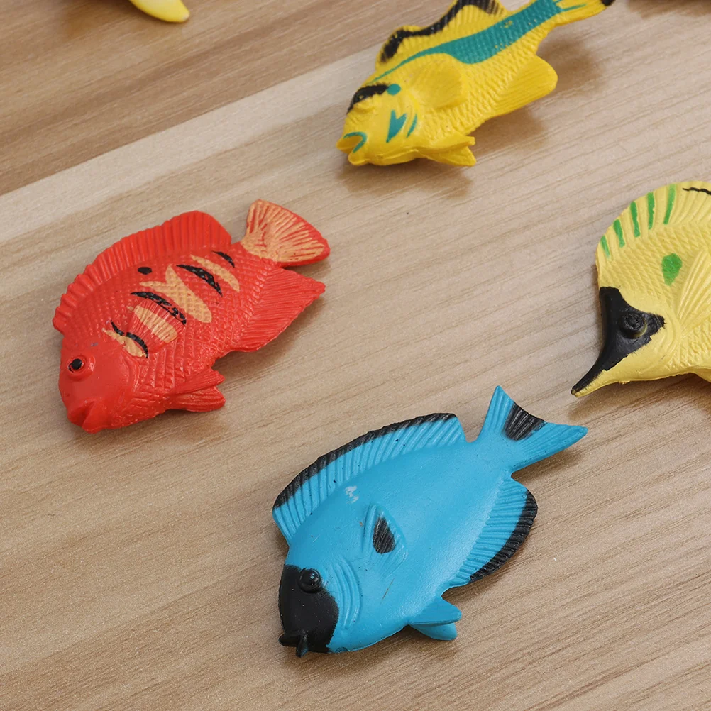 24pcs Ocean Animal Tropical Fish Figure Model Preschool Kids Educational Toys fish toys plastic fish model