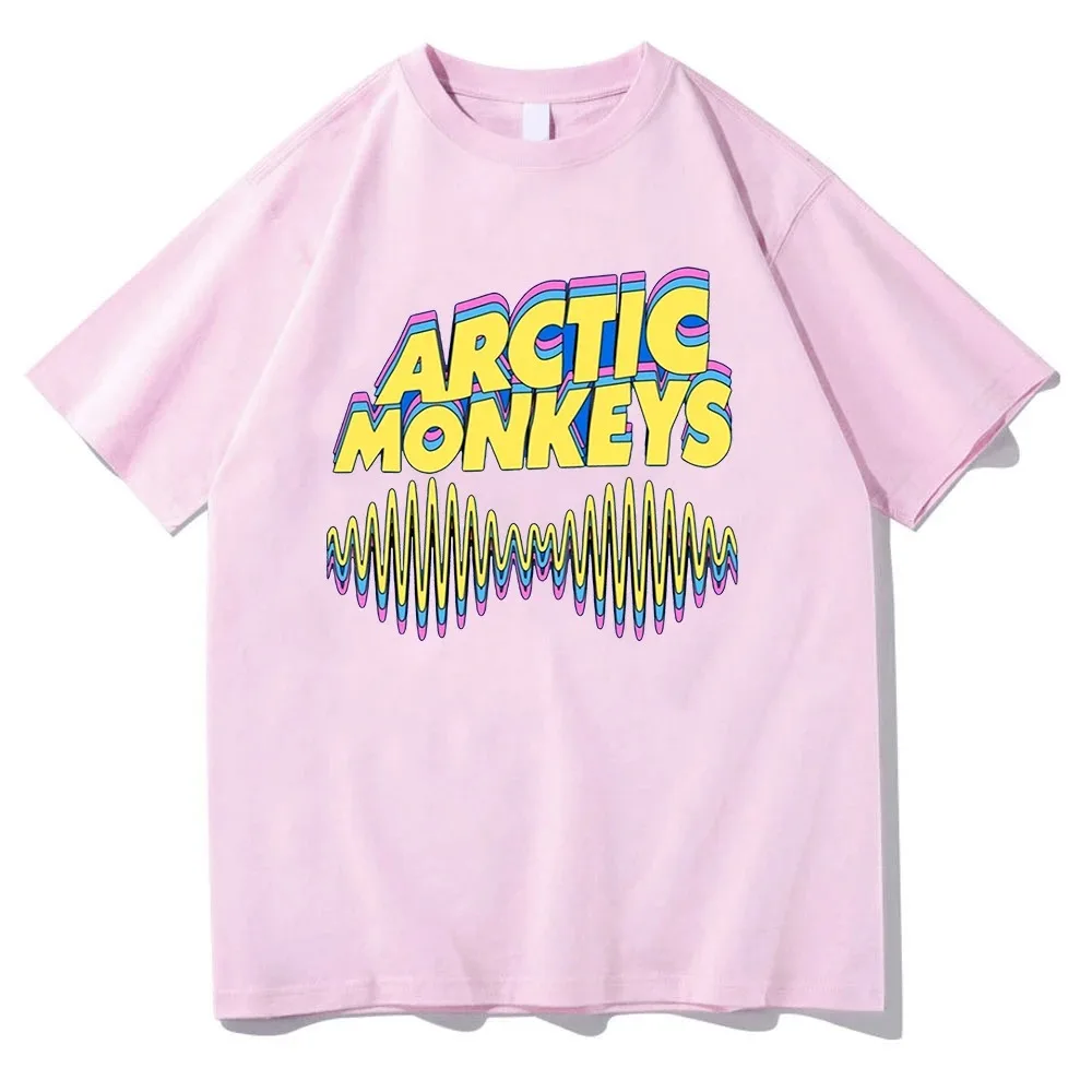 Men Women T-shirt Arctic Monkeys Rock Band T Shirt Male Hip Hop Tshirt Clothes Manga Short Sleeve Tee Streetwear Y2k Trend Tops