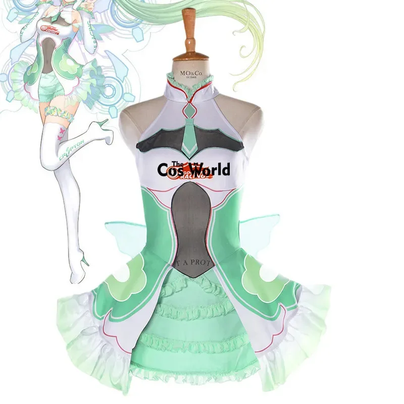 2017 Miku سباق البدلة اللباس الزي الرسمي أزياء أنيمي تأثيري #1