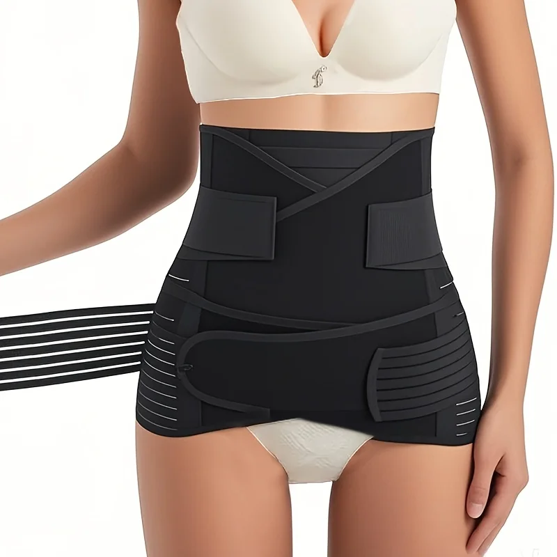 3in1 Corset Postpartum Belly Band Pregnant Women Tummy Belly Pelvis Belt Wrap Waist Trainer Recovery Bandage Strap Body Shaper