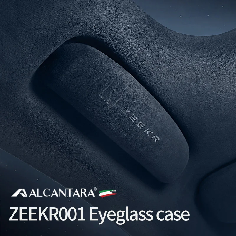 

car eyewear case box sunglasses holder Alcantara suede new For zeekr 001 009 zeekr X 007 Glasses storage box auto accessories