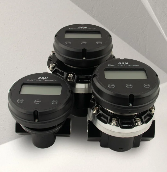 1/1.5/2 inch Aluminum Alloy Elliptical Gear Flowmeter; Electronic Digital Display Meter