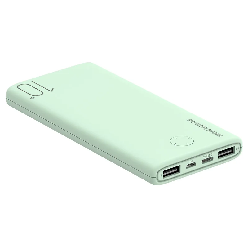 

10000mAh Power Bank Ultra-thin Portable Charger For iPhone 14 13 12 8 Xiaomi Samsung Huawei External Battery 10000 mAh PowerBank