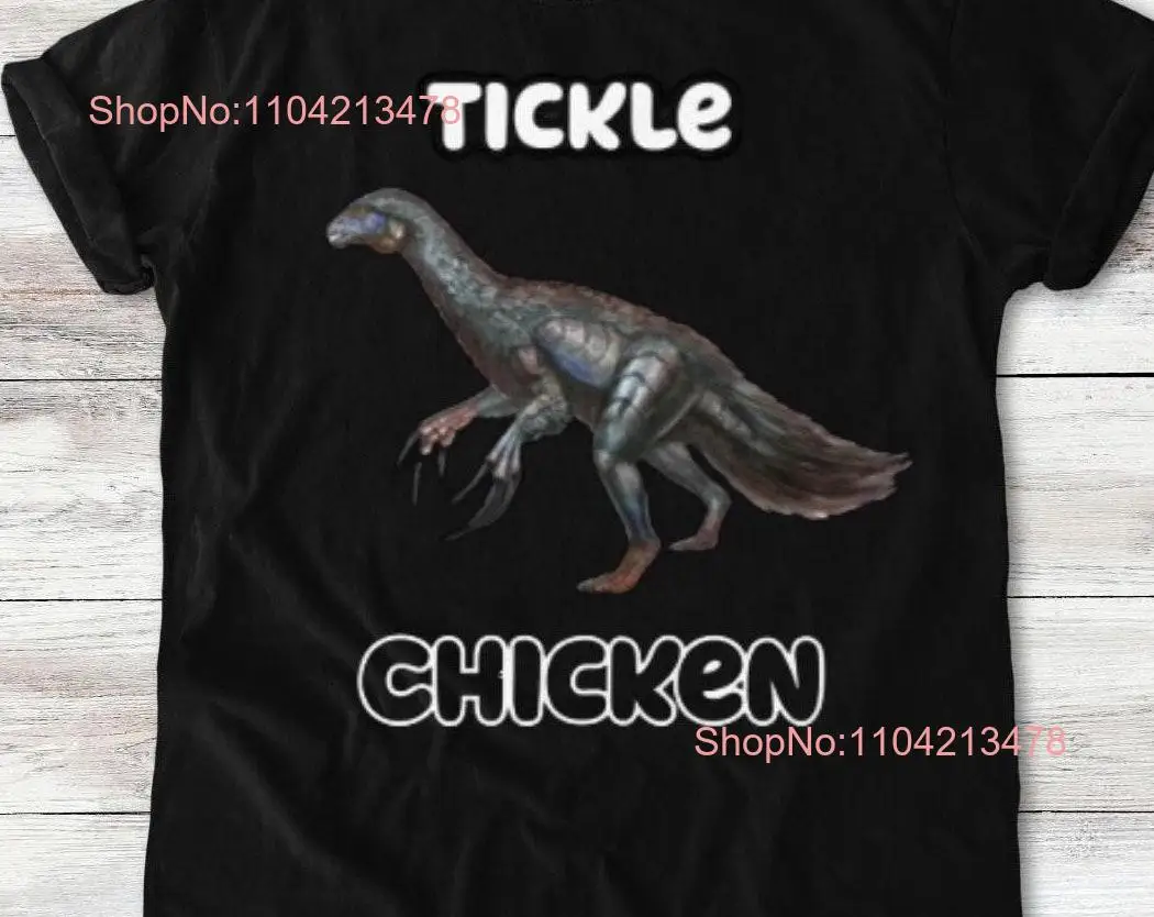 Ark Survival Evolved Ascended Therizinosaurus T Shirt Rex Dino Washed Retro 2000s Nature Dad s long or short sleeves