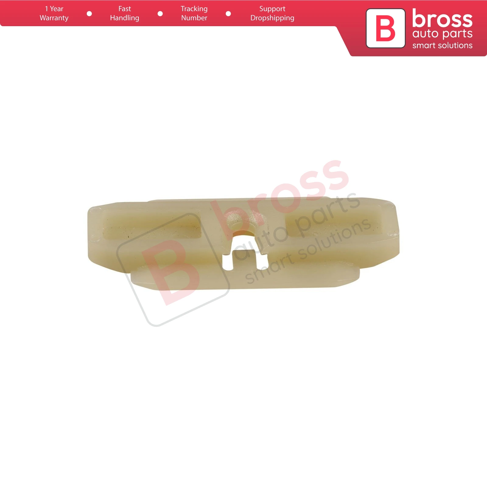 Bross Auto Parts BCF1816 10 Pieces Front Door, Fender & Quarter Panel Moulding Clips for VW Audi:443-853-909-A