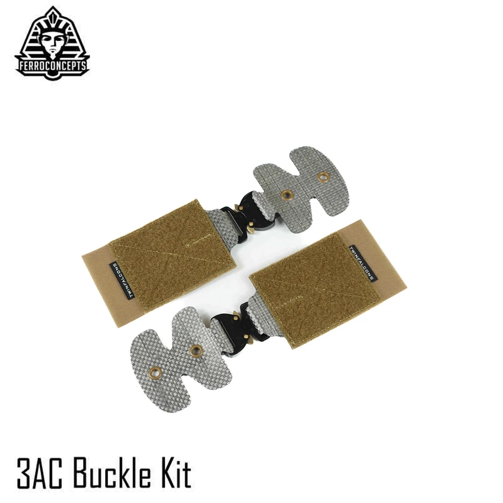 FERRO – gilet tactique FCPC V5, débardeur 3AC, paroi latérale en alliage d'aluminium, boucle à dégagement rapide, Tegris importé