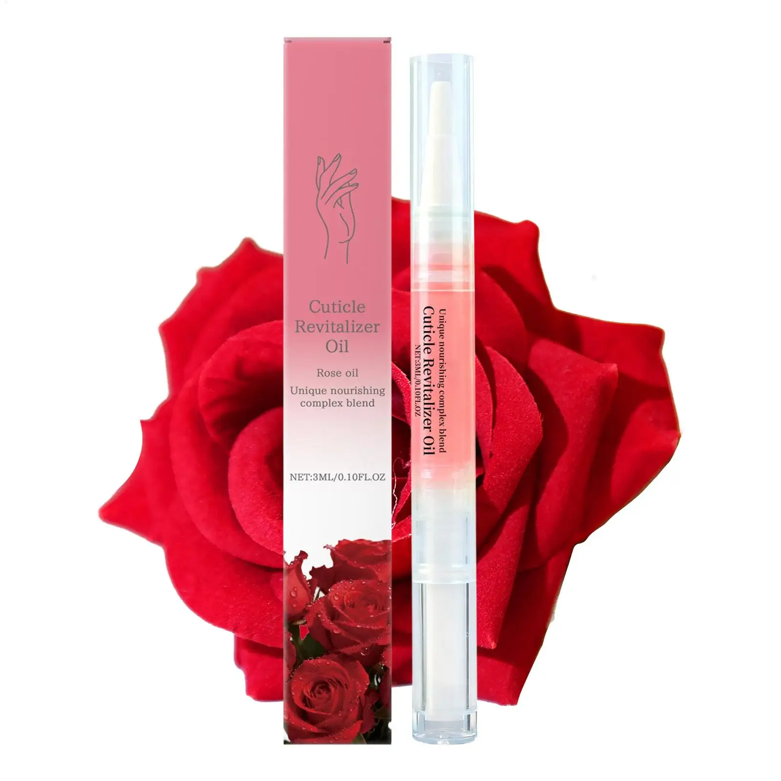 قلم زيت الأظافر مرطب ومغذي ومقوي لنمو الأظافر من أجل أظافر الأظافر الرقيقة الجافة والرقيقة والقدمين