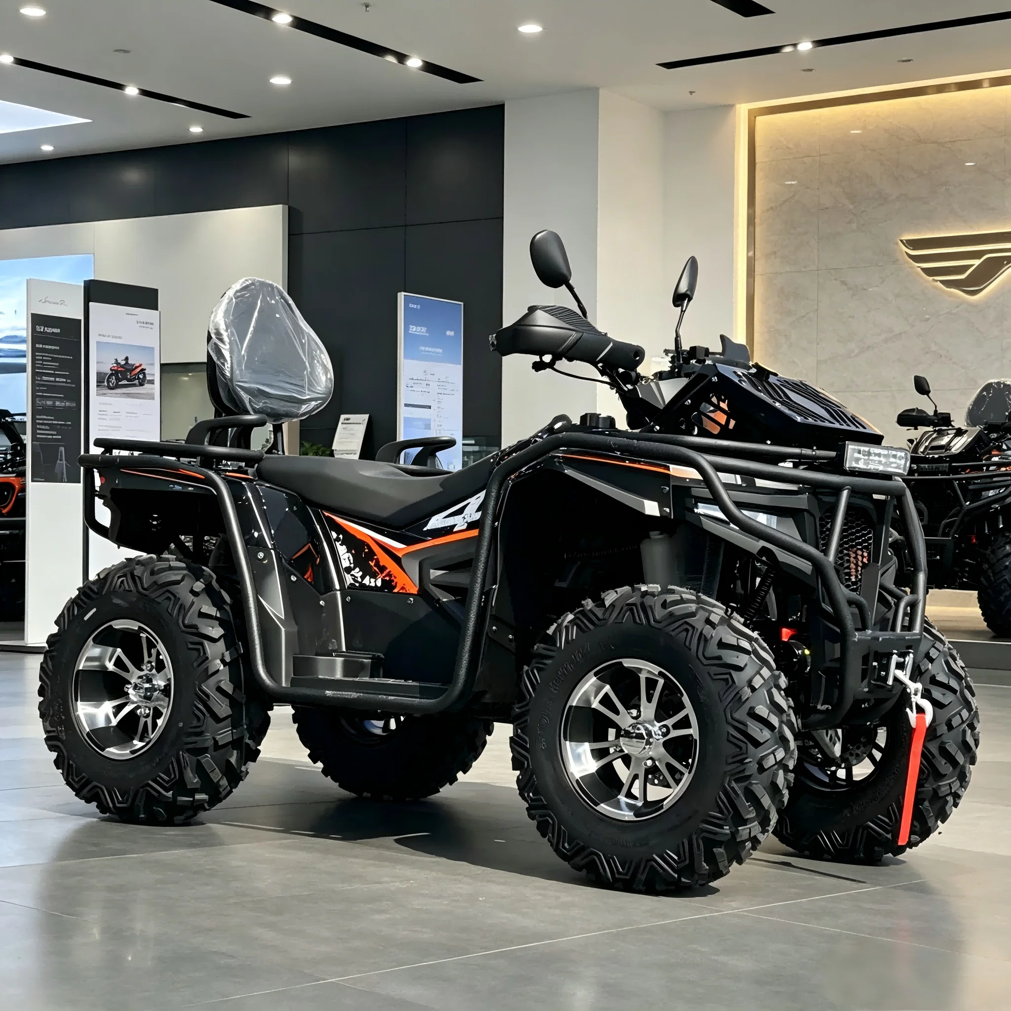 Hot Sale High-Power 400CC 4-Stroke Gas/Diesel Adult ATV 4x4 Utility Quad Off-Road Vehicle Shaft Drive Automatic CVT Heavy-Duty