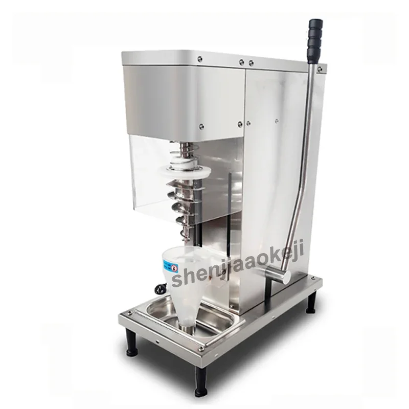 Vertical Mixing machines ice cream mixer stainless steel frozen yoghurt fresh fruit ice cream mixing machine