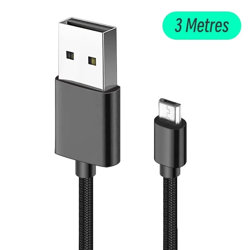 DATA FROG 1M 2M 3M Charging Data Cable For PS4 Controller USB Charger Cable For PS4 Gampad Joystick Game Accessories view 6