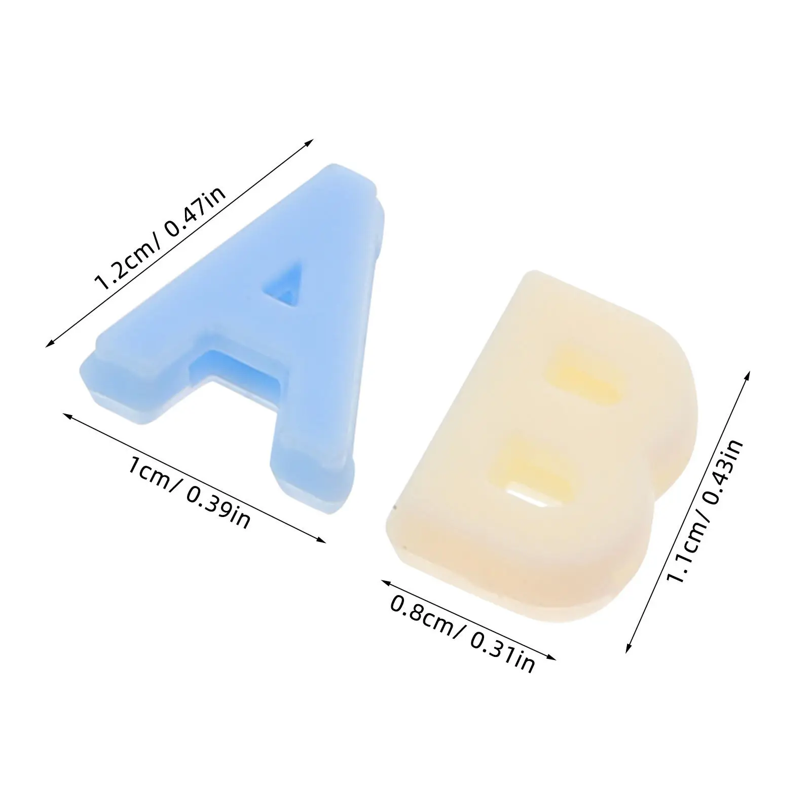 700Pcs Decorative Alphabet Beads A-Z Smooth Finish Multi-Color Letter Beads for DIY Jewelry Crafting Bracelets Necklaces