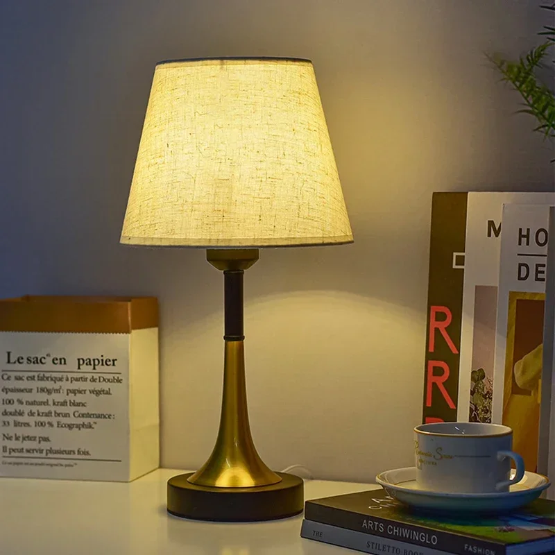 Imagem -02 - Usb e Plug Desk Lamp para Decoração de Casa Lâmpadas de Mesa Internas Luzes de Várias Velocidades Abajur Iluminação da Sala de Estar E27 110220v