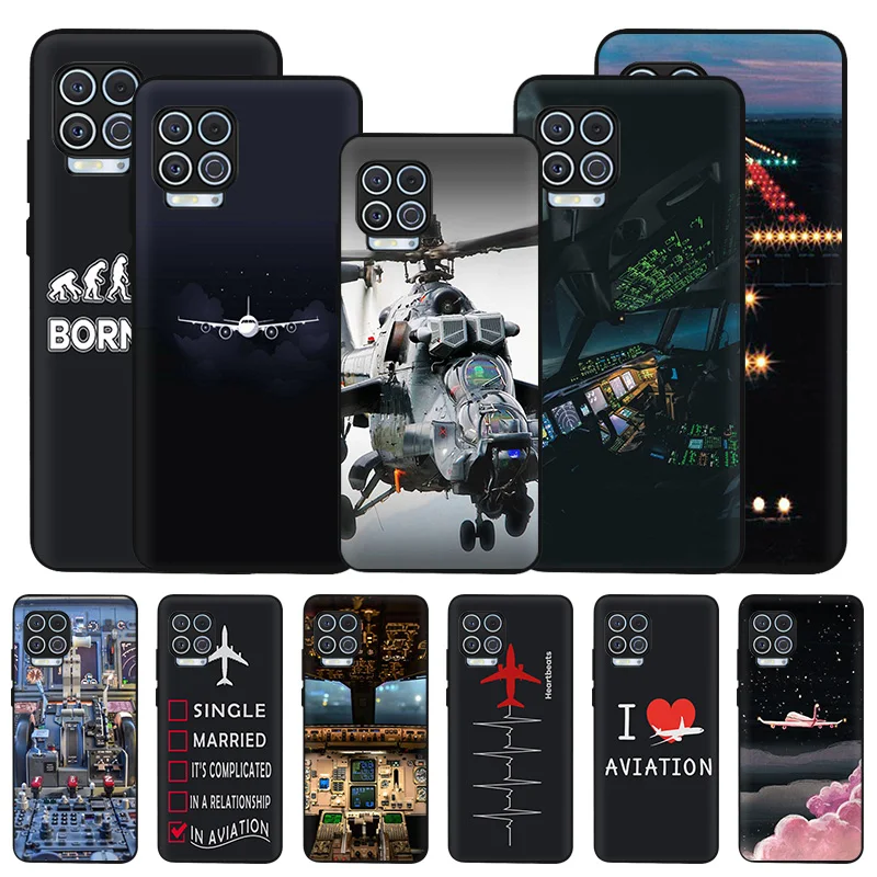 전화 케이스 모토로라 G60 G50 G30 G20 G40 One Fusion Plus Edge 20 G10 G9 G8 Power Moto G Stylus, 비행기, 항공기, 런웨이 커버