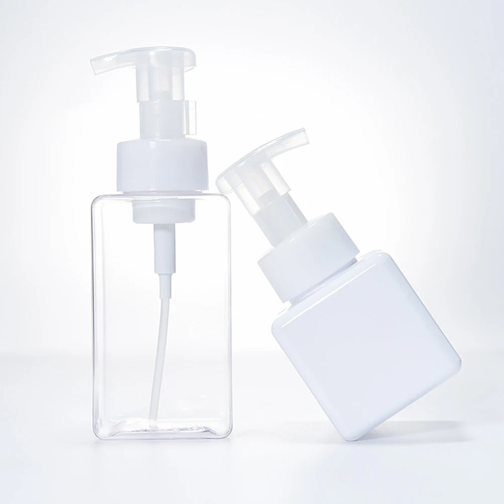 

2 PCS Sparkling Bottle Foam Bottles Mini Pump for Soap Dispenser Foamer Shampoo Foaming Empty