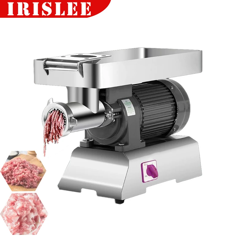 

Commercial Multifunctional Stainless Steel Meat Grinder Large Power Automatic Frozen Meat Mincing Chopping Machine