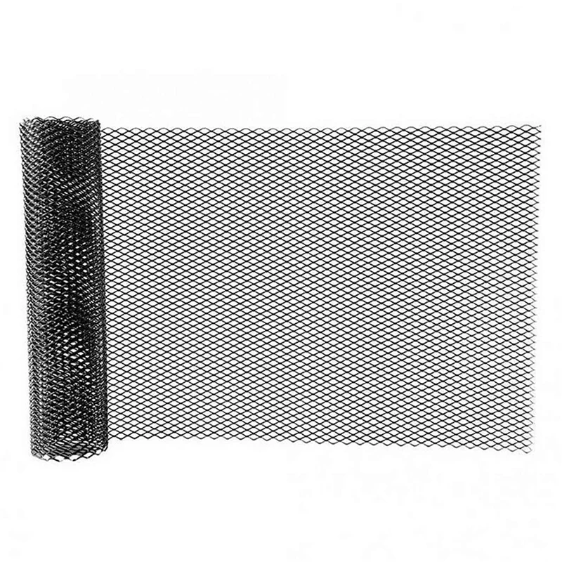 

6 Set 40X13 Inch Universal Car Grille Mesh Metal Car Grille Mesh Sheet Grid Rhombic Grill Mesh Hole 8X16mm