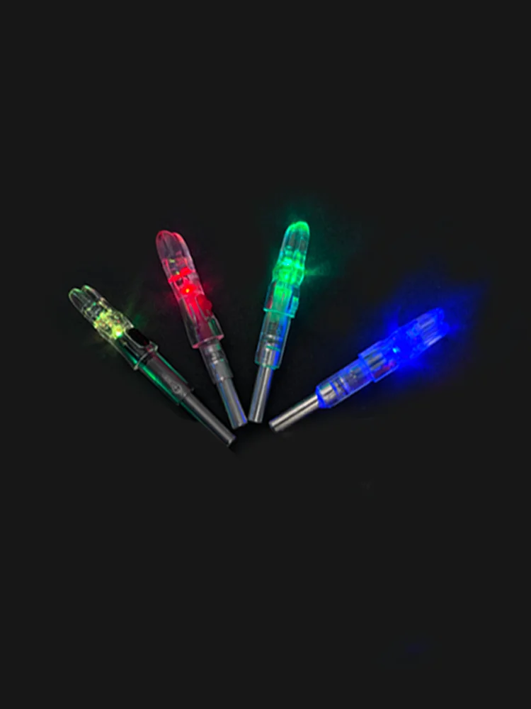 3/6/12pcs ID 5.2 mm LED Arrow Tail  Lighted Nock Archery Arrow Accessory Shooting Hunting