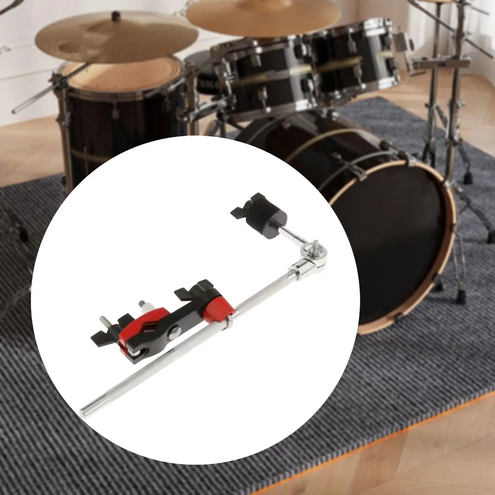 

Drum Set Clamp Hardware Cymbal Attachment for Cymbal Music Instrument Parts