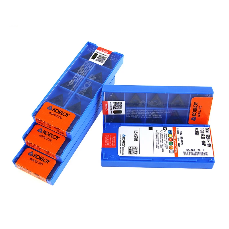 10pcs KORLOY TCMT090204 TCMT090208 TCMT110204 TCMT110208 TCMT16T304 TCMT16T308 C25 HMP NC3020 NC3030 NC3120 PC9030 CC1500 CN2500