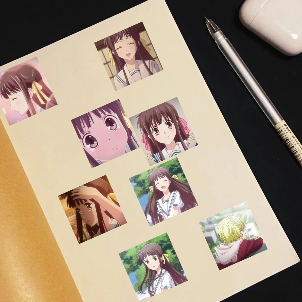 103pcsLively الكرتون دور ملصقات جمع أنيمي شخصية الشارات ل جراب هاتف دفتر Crafts بها بنفسك الحرف Otaku ملصق تشكيلة