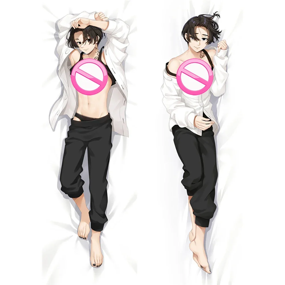 2WAY/WT Anime Pillowcase Hugging Body Long Peachskin Pillow Case Cushion Dakimakur