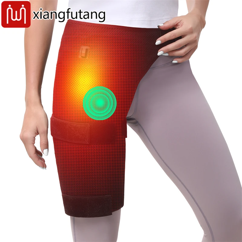 

Full-Wrap Electric Heating Hip Massager 3 Massage Functions Sciatica/Hip Soreness Relief Heat Therapy Muscle Recovery Promotion