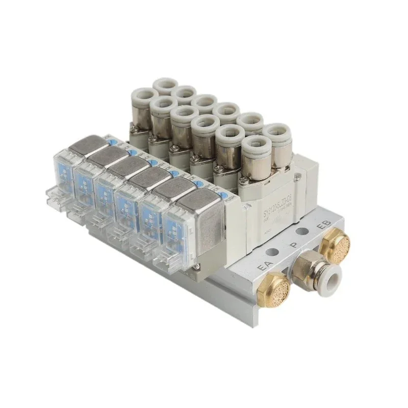 Multi-way SY5120 Combination Manifold SMC type Pneumatic Solenoid Valve Control SY5120-5LZD-01 SY5120-6LZD-01 Manifold