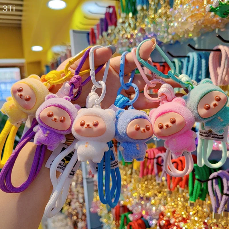 Креативный милый кукольный брелок, кулон, мультяшная кукла, брелок, модные автомобильные брелки, Kawaii, украшение для рюкзака, аксессуары, подарки