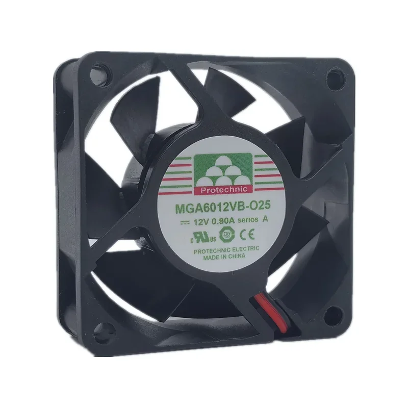 New CPU Cooling Fan For MGA6012VB-O25 12V 0.9A 6025 6CM Large Air Volume Inverter Computer Fan 60x60x25mm