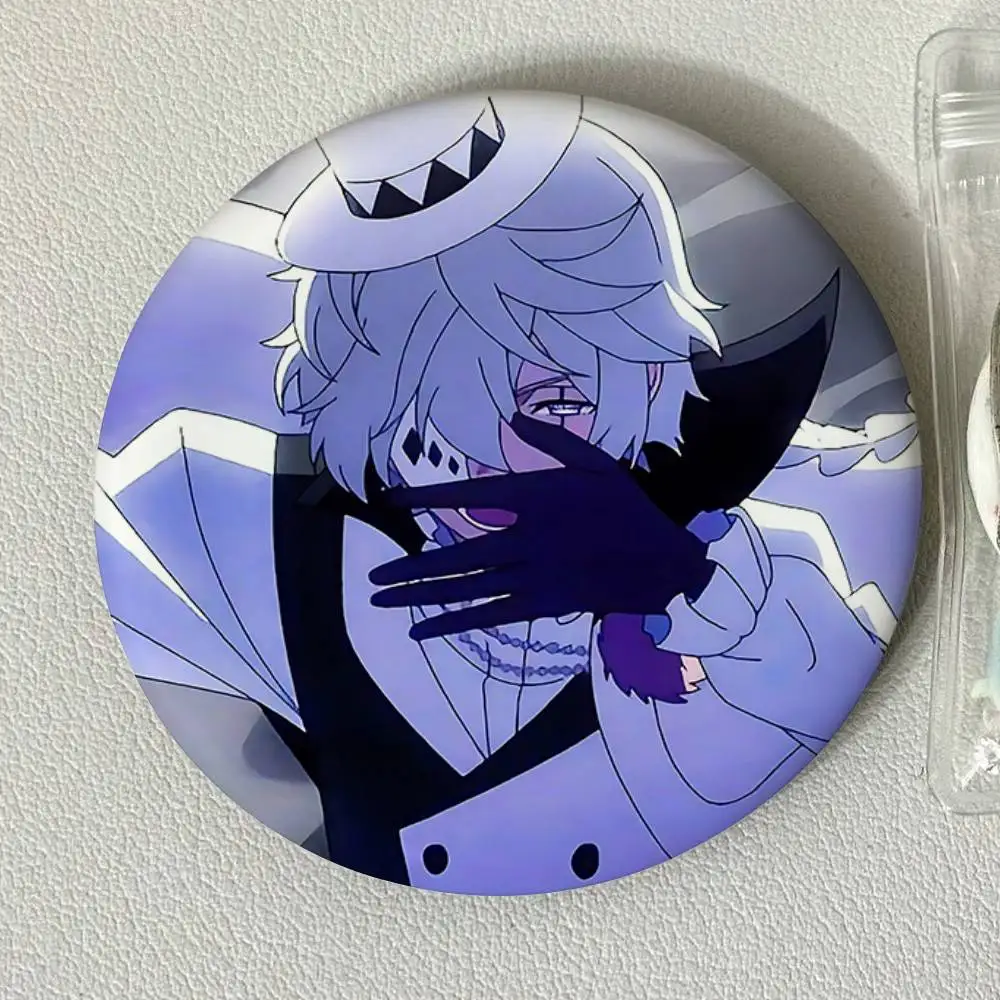 شارات Fyodor D من Bungo Stray Dogs الإبداعية صفيح زر دبوس بروش ملحقات شارة الإبداعية للأطفال والأصدقاء