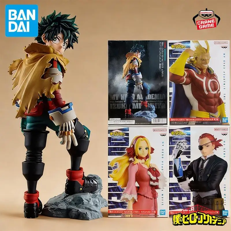 Figuras de acción originales Bandai My Hero Academia Midoriya Izuku GIULIO GANDINI Figuras de Anime juguetes para niños modelo Juguetes muñecas regalos