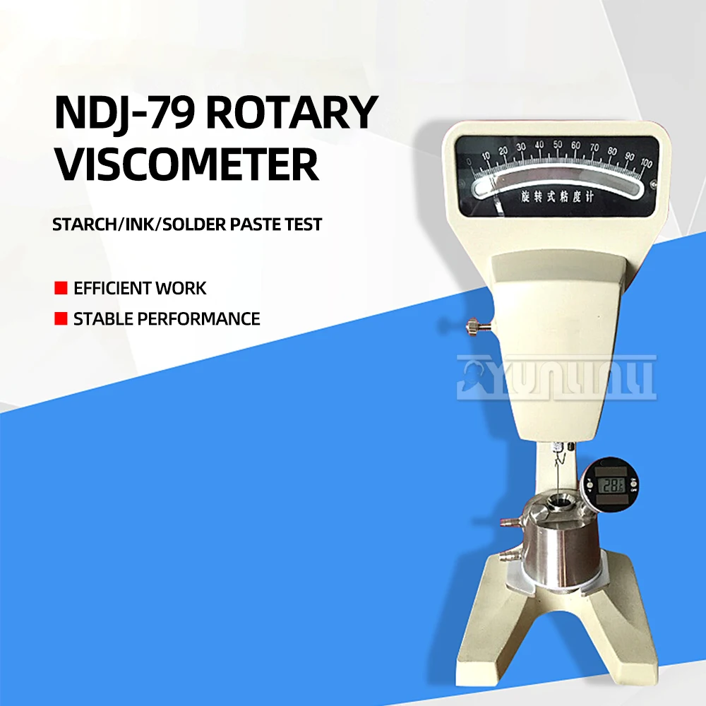 Starch Pointer Viscosity Tester Ink Solder Paste Rotary Viscometer Viscosity Test NDJ-79