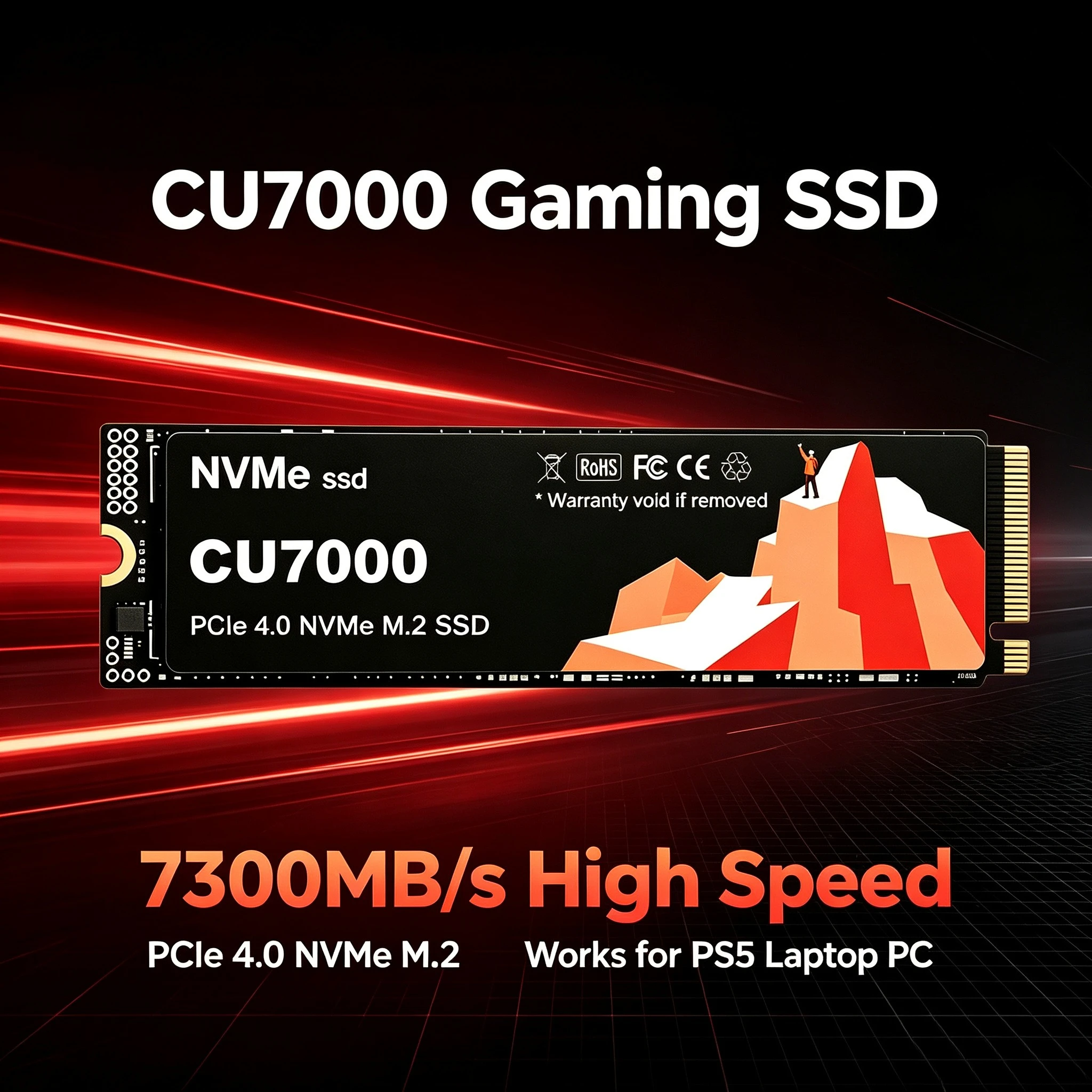 M.2 Nvme 4Tb Pcie 4.0 Ssd - SSD CU7000 M.2 NVMe, Unidade de