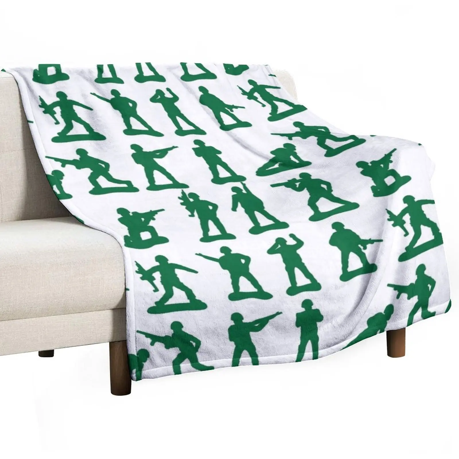 

Army Man Graphics Throw Blanket blankets and throws Bed Plaid christmas gifts Blankets