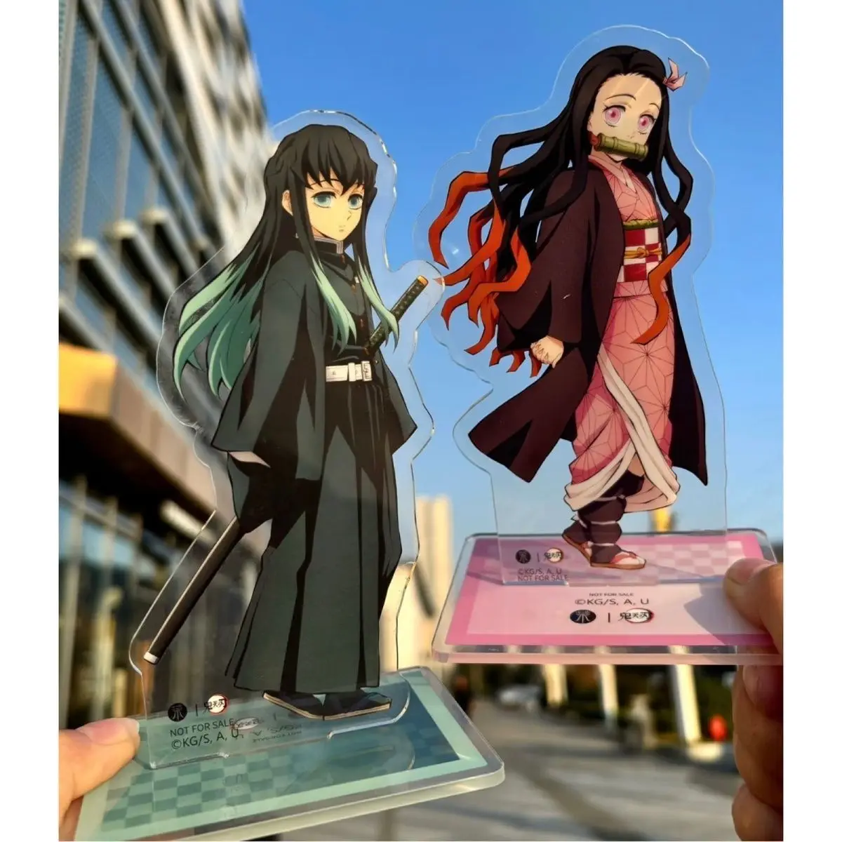 Demon Slayer DIY Acryl-Ständer Kamado Tanjiro Nezuko Tokitou Muichirou Anime-Charakter Aufsteller Schreibtisch-Deko Sammlerstück Geschenk – Detail 6
