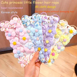 Girls Have Good Looks And Won'T Hurt Their Hair. Flower Small Rubber Bands. Korean Version Of Cute Flower Hair Rope Rubber Bands